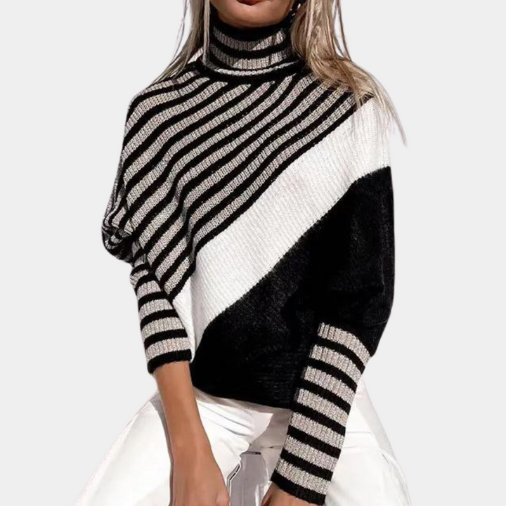 Stilla | Trendy Sweater med Bred Ærme til Damer