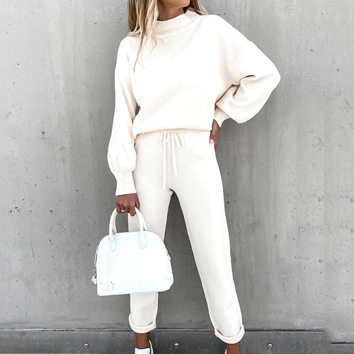 Stilla | Loungewear Sæt med Oversized Sweater og Joggingbukser - Komfortabel Fritidsoutfit