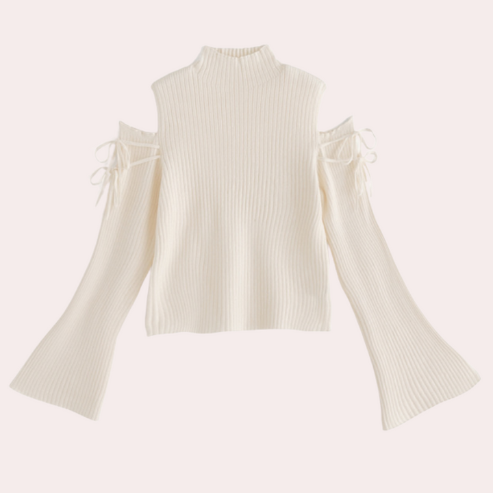 Stilla | Elegant Sweater med Åben Skuldre til Kvinder